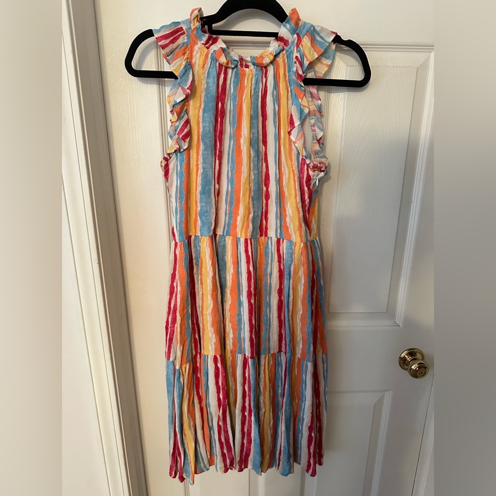 Listicle Multicolor Striped Dress size Small
